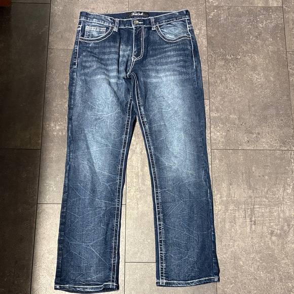 Classic Blue Straight-Leg Jeans - Picture 1 of 3